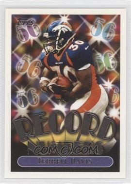 1999 Topps - Record Numbers #RN2 - Terrell Davis