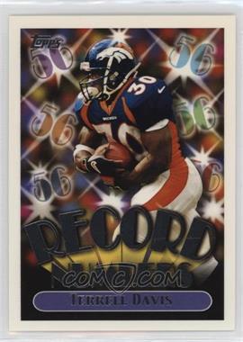 1999 Topps - Record Numbers #RN2 - Terrell Davis