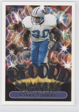 1999 Topps - Record Numbers #RN4 - Barry Sanders