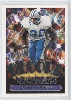 1999 Topps - Record Numbers #RN4 - Barry Sanders