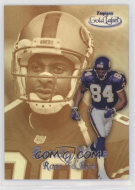 1999 Topps Gold Label - Race to... - Black #R15 - Randy Moss, Jerry Rice