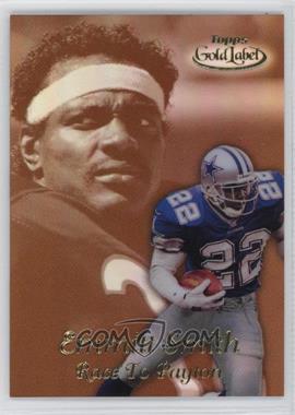 1999 Topps Gold Label - Race to... - Gold #R6 - Race to Payton - Emmitt Smith, Walter Payton