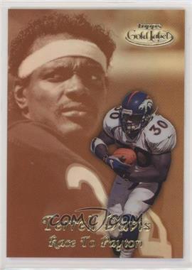 1999 Topps Gold Label - Race to... - Gold #R7 - Race to Payton - Terrell Davis, Walter Payton