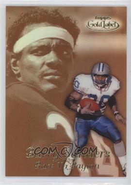 1999 Topps Gold Label - Race to... - Gold #R8 - Race to Payton - Barry Sanders, Walter Payton [EX to NM]