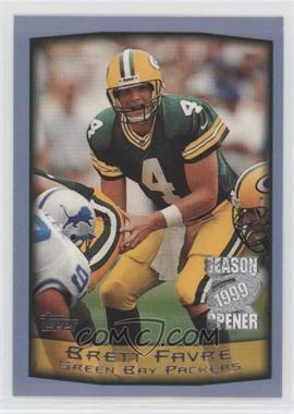 1999 Topps Season Opener - [Base] #80 - Brett Favre