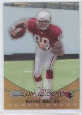 1999 Topps Stadium Club Chrome - Clear Shots #SCCE1 - David Boston