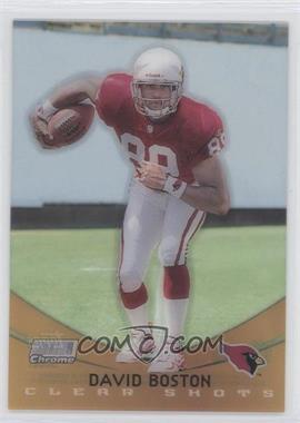 1999 Topps Stadium Club Chrome - Clear Shots #SCCE1 - David Boston