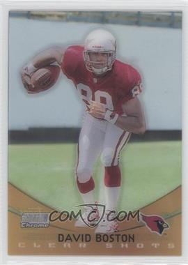 1999 Topps Stadium Club Chrome - Clear Shots #SCCE1 - David Boston