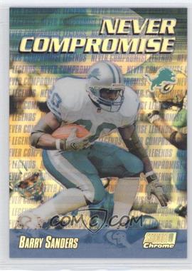 1999 Topps Stadium Club Chrome - Never Compromise - Refractor #NC32 - Barry Sanders