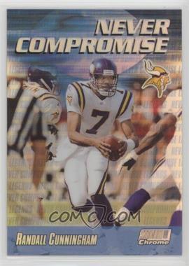 1999 Topps Stadium Club Chrome - Never Compromise - Refractor #NC36 - Randall Cunningham