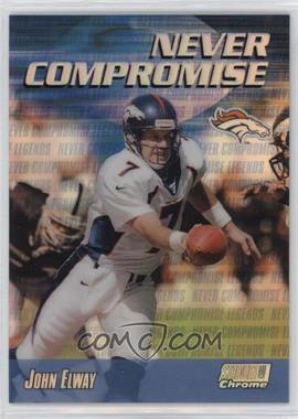 1999 Topps Stadium Club Chrome - Never Compromise - Refractor #NC37 - John Elway