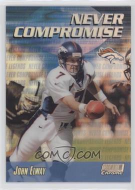 1999 Topps Stadium Club Chrome - Never Compromise - Refractor #NC37 - John Elway