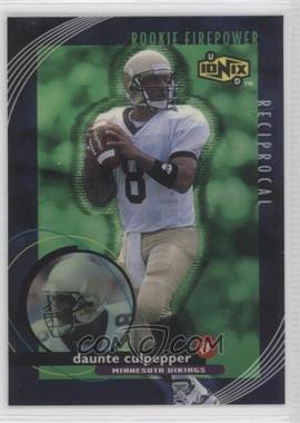 1999 UD Ionix - [Base] - Reciprocal #R63 - Daunte Culpepper