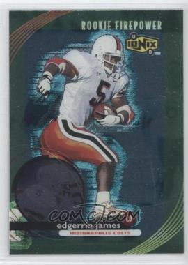 1999 UD Ionix - [Base] #76 - Edgerrin James