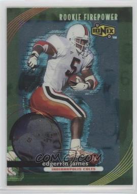 1999 UD Ionix - [Base] #76 - Edgerrin James