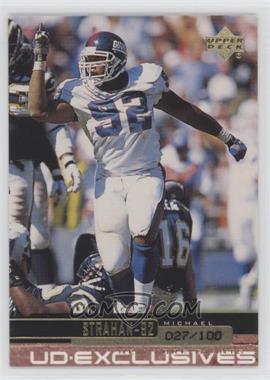 1999 Upper Deck - [Base] - UD Exclusives Level 1 #142 - Michael Strahan /100