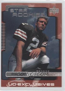 1999 Upper Deck - [Base] - UD Exclusives Level 1 #232 - Star Rookies - Tim Couch /100