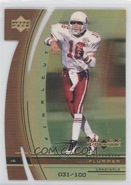 1999 Upper Deck Black Diamond - [Base] - Final Cut #2 - Jake Plummer /100