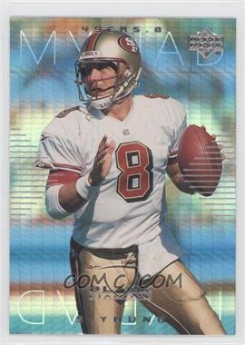 1999 Upper Deck Black Diamond - Myriad #M8 - Steve Young