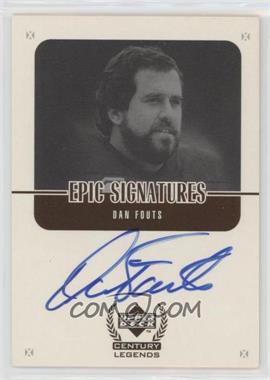 1999 Upper Deck Century Legends - Epic Signatures #DF - Dan Fouts