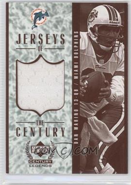 1999 Upper Deck Century Legends - Jerseys of the Century #GJ6 - Dan Marino