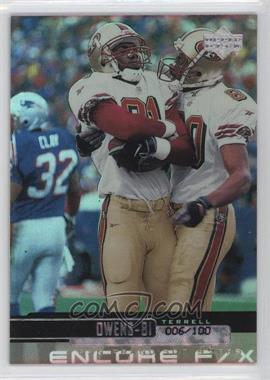 1999 Upper Deck Encore - [Base] - F/X #152 - Terrell Owens /100