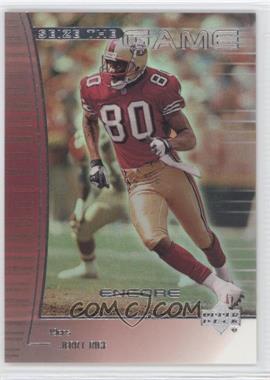 1999 Upper Deck Encore - Seize the Game #SG 16 - Jerry Rice
