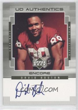 1999 Upper Deck Encore - UD Authentics #DB - David Boston