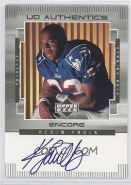 1999 Upper Deck Encore - UD Authentics #KF - Kevin Faulk