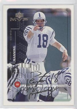 1999 Upper Deck MVP - [Base] - Silver Script #79 - Peyton Manning
