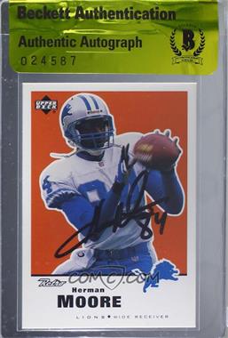 1999 Upper Deck Retro - [Base] #57 - Herman Moore [BAS Authentic]