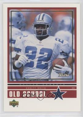 1999 Upper Deck Retro - Old School/New School - Missing Serial Number #ON 6 - Emmitt Smith, Fred Taylor