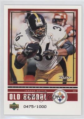 1999 Upper Deck Retro - Old School/New School #ON 25 - Jerome Bettis, Cecil Collins /1000