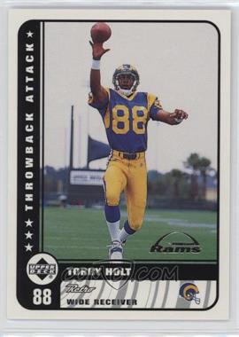 1999 Upper Deck Retro - Throwback Attack - Silver #T11 - Torry Holt /500