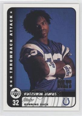 1999 Upper Deck Retro - Throwback Attack - Silver #T14 - Edgerrin James /500