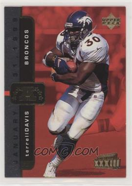 1999 Upper Deck Super Bowl XXXIII - [Base] #12 - Terrell Davis