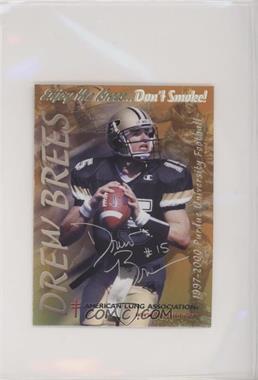 2000 American Lung Association Purdue Boilermakers - [Base] #15 - Drew Brees
