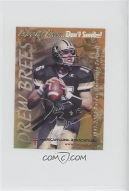 2000 American Lung Association Purdue Boilermakers - [Base] #15 - Drew Brees