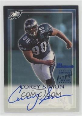 2000 Bowman - Certified Autograph Issue #CS - Corey Simon [EX to NM]