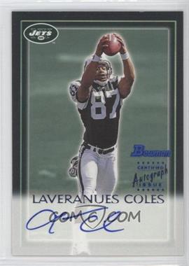 2000 Bowman - Certified Autograph Issue #LC - Laveranues Coles