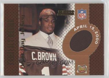 2000 Bowman - Draft Day Jerseys #CB - Courtney Brown