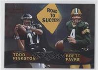 Todd Pinkston, Brett Favre