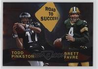 Todd Pinkston, Brett Favre