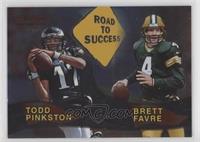 Todd Pinkston, Brett Favre