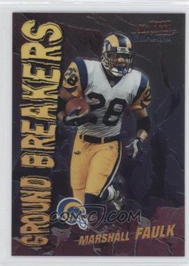 2000 Bowman Chrome - Ground Breakers #GB7 - Marshall Faulk