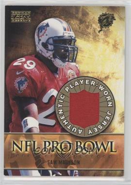 2000 Bowman Reserve - NFL Pro Bowl Jerseys #PB-SM - Sam Madison