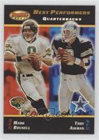 Mark Brunell, Troy Aikman [EX to NM] #/250