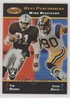 Tim Brown, Isaac Bruce [EX to NM] #/250