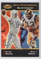 Peyton Manning, Kurt Warner