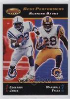 Edgerrin James, Marshall Faulk [EX to NM]